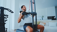 Banc de musculation pliable multifonctionnel 5-en-1 réglable pour entraînement de force et fitness à domicile – Prêt à être expédié