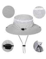 DORISEA Chapeau de protection UV unisexe Cache-cou Cache-visage Masque pour la pêche en lac et en rivière Camping et randonnée