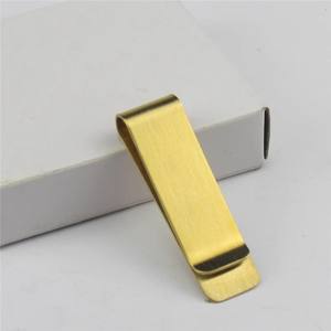 Pince en métal solide, vintage, classique et moderne, en acier inoxydable, pour billets de banque, pièces de monnaie et coupures de billets, marque-page et outil d'extérieur - Product Image 2