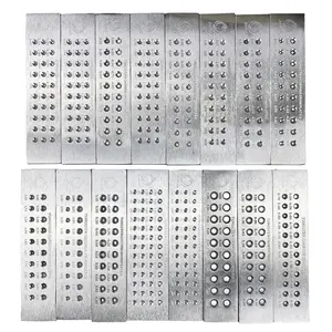Hot-selling Various Jewelry Rectangular Pull Plate Tungsten Carbide Drawplates Round Holes Draw Plate Wire Drawplates Tool