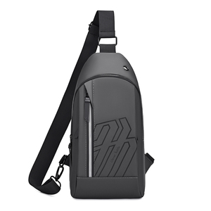 Wholesale Smart Waterproof Zipper Closure Men's Business Laptop Anti-Theft USB Sports Crossbody Sling Bag Running - Product Image 3