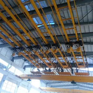 Produsen Overhead Gantry Crane 5 Ton 10 Ton 20 Ton 40-50T Remote Control tunggal Girder jembatan Crane untuk industri