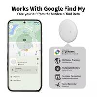 Traceur GPS intelligent certifié MFi, anti-perte, mini localisateur de clés pour portefeuille, sac, carte, compatible avec Apple Find My Device
