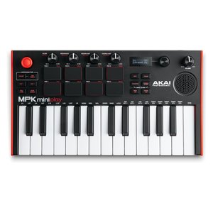 Controlador de teclado <span class=keywords><strong>Akai</strong></span> <span class=keywords><strong>MPK</strong></span> <span class=keywords><strong>Mini</strong></span> Play de 25 teclas con pads y arpegiador para producción musical - Product Image 1