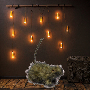 Decoración de Pared y Accesorio para Fiestas de Halloween, <span class=keywords><strong>Esqueleto</strong></span> <span class=keywords><strong>Rata</strong></span> Ratón Trepador de 5.5 Pulgadas, Modelo HC15-50-2, para Fiestas de Casas Encantadas - Product Image 1