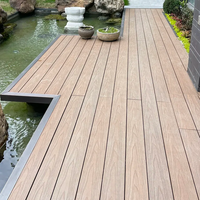 Revêtement de terrasse en composite WPC sur mesure, anti-pourriture, pour terrasse, parc, aménagement paysager