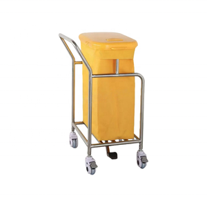 <span class=keywords><strong>Chariot</strong></span> à déchets médicaux <span class=keywords><strong>de</strong></span> 100 kg avec roues en acier inoxydable - <span class=keywords><strong>Chariot</strong></span> utilitaire pour linge <span class=keywords><strong>de</strong></span> clinique - Product Image 4