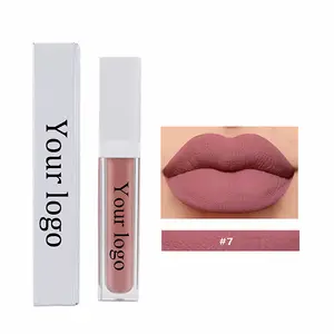 33 colori rossetto Private Label Makeup Cosmetic Vegan Lip gloss Set rossetto liquido rossetto opaco con Logo