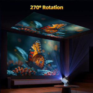 Projecteur portable HY300 Pro 1080P compatible Android 11 WiFi6 BT5.4 270 °   Rotation compatible avec <span class=keywords><strong>TV</strong></span> Stick/ordinateur portable - Product Image 6