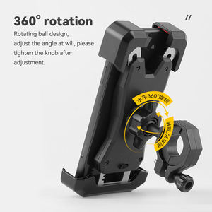 <span class=keywords><strong>Support</strong></span> de téléphone pour vélo et moto à installation gratuite, fixation rotative à une main, pince <span class=keywords><strong>Quad</strong></span> <span class=keywords><strong>Lock</strong></span> en ABS - Product Image 5