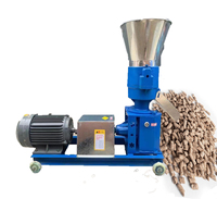 Machine automatique de fabrication de granulés d'aliments pour volailles, bétail et céréales, équipement de traitement des aliments pour animaux, machine à granulés de paille