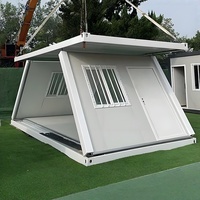 Maison préfabriquée pliable en conteneur, isolée, modulaire, abri d'urgence, secours en cas de catastrophe, hébergement temporaire, projet gouvernemental