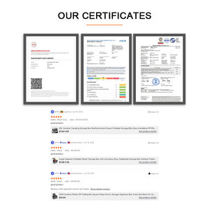 Armario de almacenamiento plegable de plástico PP rectangular de estilo chino de 66cm, apilable y duradero, caja de almacenamiento para el hogar de gran capacidad - Product Image 5