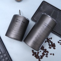 Gobelet isotherme moderne en acier inoxydable à double paroi, avec paille, pour Americano glacé et Latte, portable, vente en gros usine
