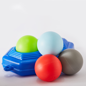 Petite boule de fascia en <span class=keywords><strong>silicone</strong></span> personnalisée pour le <span class=keywords><strong>massage</strong></span> de relaxation au point d'acupuncture de couleur unie avec service de traitement de coupe - Product Image 1