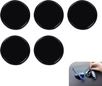 Verstellbare Klebende Gel-Pads für Auto-Armaturenbrett, Rutschfeste Gel-Matte, Multifunktionaler Handyhalter, Transparent/Schwarz, Universal, 4 Stück