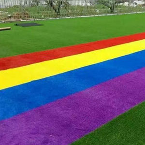 Clôture en plastique antidérapante haute densité d'herbe artificielle pour la décoration <span class=keywords><strong>de</strong></span> <span class=keywords><strong>tapis</strong></span> <span class=keywords><strong>de</strong></span> terrain <span class=keywords><strong>de</strong></span> football <span class=keywords><strong>de</strong></span> maternelle pelouse verte - Product Image 3