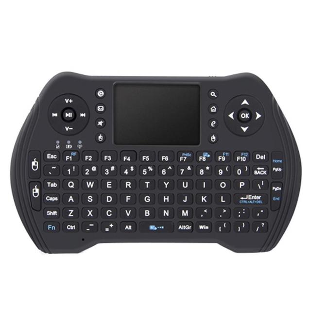 MT10 Russian English QWERTY 2.4G Mini Wireless Keyboard With Touchpad for Android TV Box Notebook