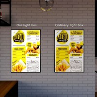 Boîte lumineuse LED en acrylique professionnelle pour la publicité, boîte en matériau lumineux durable