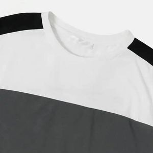 Camisetas Ringer Casuales de Algodón y Lona de 220g, Manga Corta, Corte Regular, Diseño Personalizado de Alta Calidad para Hombre, al por Mayor - Product Image 5