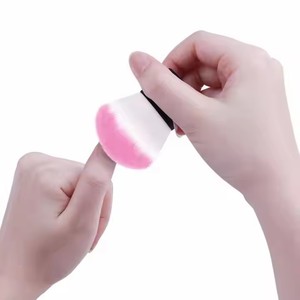 Private Label Mushroom Head Nail <b>Dust</b> <b>Brush</b> Soft Synthetic Nylon Manicure Cleaning <b>Brush</b> - Product Image 6