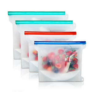 Sacs en silicone pour le stockage des aliments, sacs en silicone réutilisables pour le stockage des aliments - Product Image 1