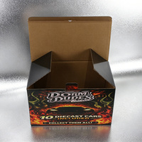 Boîte cadeau d'expédition pliable à fond automatique en carton ondulé recyclable haut de gamme, avec logo personnalisé en relief, pour ensembles de mini voitures de course moulées sous pression