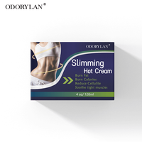 Crème Amincissante Professionnelle Anti-Cellulite et Raffermissante pour la Taille, l'Abdomen et les Fesses, Crème Chaude Brûle-Graisse pour Massage Corporel