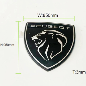 Contrassegno di coda logo scudo Marker per <span class=keywords><strong>Peugeot</strong></span> 3008 4008 5008 508 308II 408 - Product Image 4