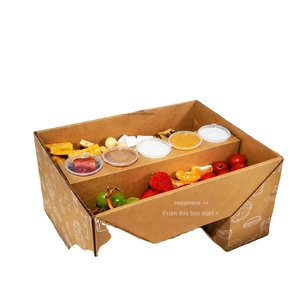 Contenitore Rettangolare Ondulato Girevole per Sushi Stile Influencer, Monouso, per Alimenti, Ideale per Picnic e Asporto - Product Image 1