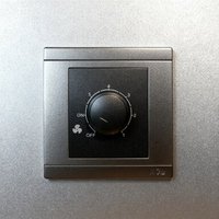 MGA 300W Interrupteur de ventilateur à 5 vitesses Redresseur contrôlé au silicium en acier inoxydable de qualité 304 Ignifuge PC Cuivre Fer