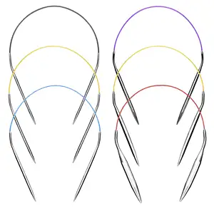 14 Größen 2,25-10,0mm Runds trick nadeln aus Edelstahl zum Häkeln von DIY-Web werkzeugen 40/80/100/120cm