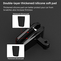Pince de pare-brise en alliage d'aluminium à dégagement rapide pour gopro hero 13 12 11 10 9 8 7 Go Pro Clip support de caméra de moto