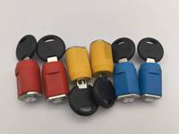 Cylindre de serrure mobile amovible avec coque extérieure en nylon plastique fabriquée en matériau ABS