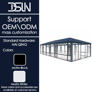 Jardin d'hiver indépendant extensible en aluminium et verre trempé, véranda 4 saisons au design moderne, alimentée à l'énergie solaire, garantie 5 ans - Product Image 2