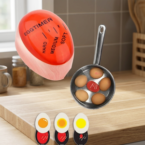 Inventor Home Portable PP Plastic Manual <b>Egg</b> Boiling Timer Dishwasher & Microwave Safe - Product Image 2