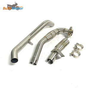 Scooter 304 tuyau avant d'échappement de moto en acier inoxydable pour <span class=keywords><strong>XADV750</strong></span> modifier le tuyau de liaison avant - Product Image 2