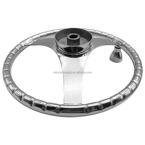 Küçük yunus paslanmaz çelik 3-tekne yat için dönüm topuzu ile direksiyon konuştu - Product Image 2