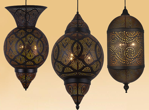 LED Copper Chandelier Nordic Vintage Arabic Muslim Style Interior Lighting Decorated Luxury Chandelier - Product Image 6