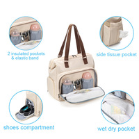 Grand Sac Fourre-Tout à Grande Capacité pour Bébé, Sac à Dos à Langer, Sac de Maternité pour la Maternité, Sacs à Langer pour Nouveau-Né avec Étui à Sucette