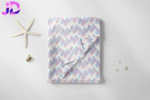 Tissu en coton peigné tissé à motif floral, design professionnel, pour vêtements, chemises et costumes légers et transparents, écologiques et biologiques, pour filles - Product Image 4