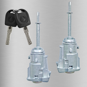กระบอกล็อคประตูรถยนต์ Volkswagen รุ่น 6L3837167B ผลิตจากโลหะผสมสังกะสี พร้อมกุญแจ 2 ดอก สำหรับประตูซ้ายและขวา อะไหล่รถยนต์ รุ่น DZ088M4 - Product Image 3