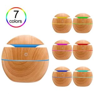 130Ml Mini Air Diffuser Mushroom Wood Grain <b>Humidifier</b> Perfume Diffuser Portable Electric Fragrance Essential Oil Aroma Diffuser - Product Image 4