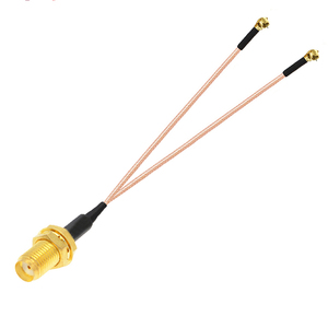 สายเคเบิล RF แบบ MS156 (DIY <span class=keywords><strong>IPX</strong></span>) ต่อ SMA-Female สำหรับโมเด็ม LTE เราเตอร์ ZTE ความยาว 20 ซม. 10 ซม. 30 ซม. 15 ซม. - Product Image 3