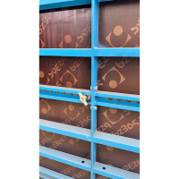 Coffrage en acier de type GF LICO PERI pour colonnes en béton, coffrage de type LICO PERI pour la construction de murs et de dalles