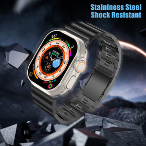 Gran oferta de repuesto personalizado de liberación rápida para hombre correa de lujo serie 7 8 9 <span class=keywords><strong>SE</strong></span> S9 22 MM 49MM correa de reloj de titanio - Product Image 6