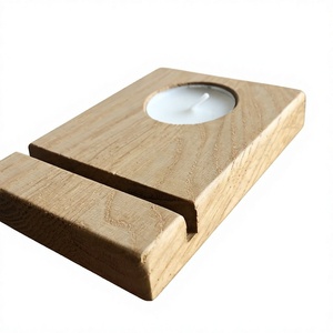 Wooden Rectangular Handmade Durable <b>Tea</b> Light Holder Eco Friendly Home Decoration Candle <b>Stand</b> - Product Image 1