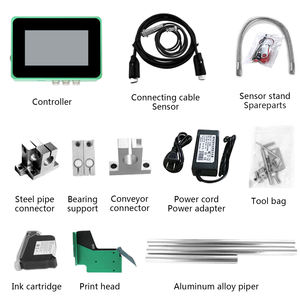 طابعة نفث حبر أوتوماتيكية جديدة TIJ مقاس 12.7 مم لطباعة تاريخ انتهاء الصلاحية والشعارات ورموز QR على الزجاجات البلاستيكية والخشب - Product Image 5