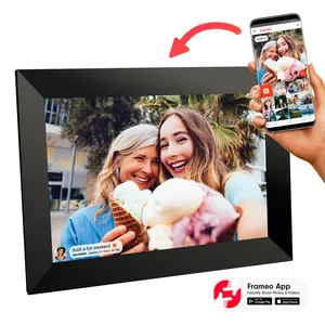 10 Inch 16GB Smart WiFi Digital Picture Frame, Send Photos or Small Videos from Anywhere, Touch Screen/Portrait & Landscape