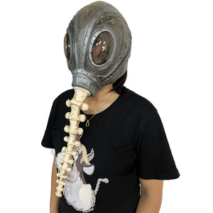 Nouveau Masque en Latex Transfrontalier, Casque <span class=keywords><strong>de</strong></span> Déguisement Sandman Horreur pour Bal d'Halloween - Product Image 3